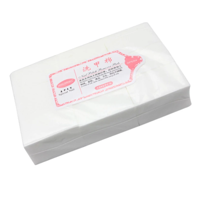 

Nail polish remover nail cotton pad 900pcs with white color