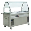 New design stainless steel buffet counter hot buffet food service trolley