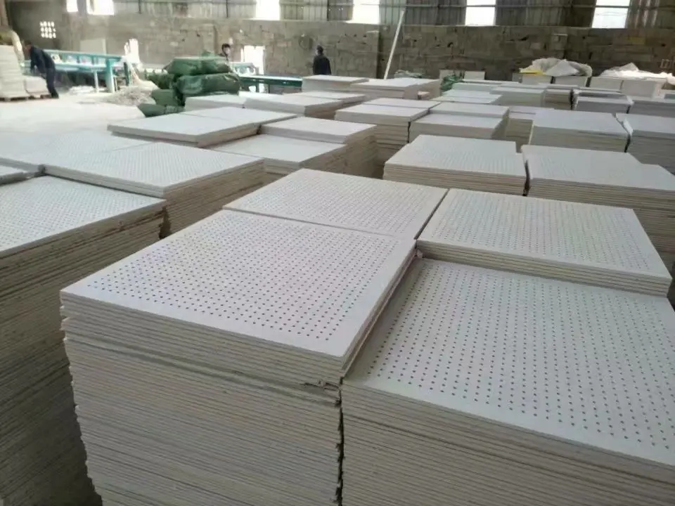 
2019 new designs of Decoration Perforate gypsum board 