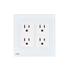 4 gang extension 4 pin plug smart bulb socket plug in wall lights