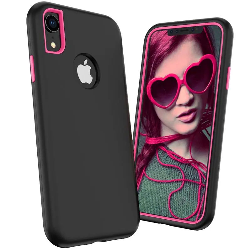 

For iPhone XS Max Combo Robot Cellphone Case 3 in 1 Hybrid Cover Phone Case For iPhone XS Max Flat Hybrid Phone Case