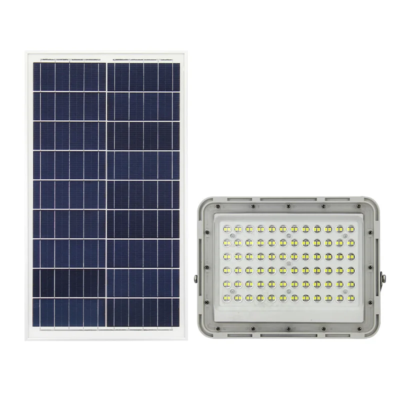 Zhongshan remote control Brightest rechargeable solar powered outdoor waterproof 100w led solar flood light