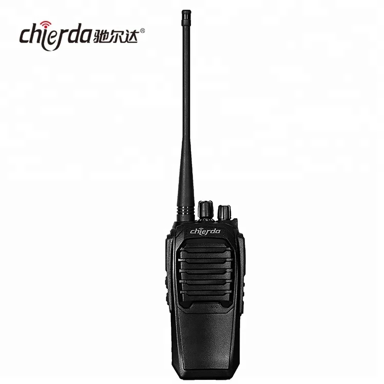 

Chierda (CD-K16) 8Watt VHF UHF Most Powerful Walkie talkie for Security, Black