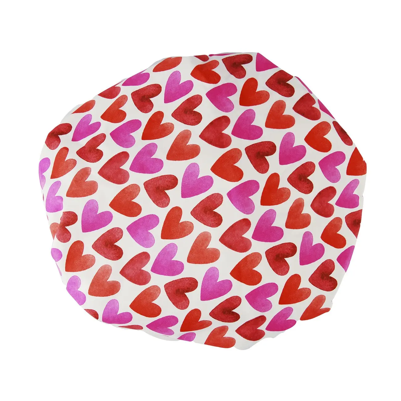 
Wholesale New Model Heart Print Waterproof Shower Cap Turban Girl 
