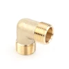 DZR Thread M*M Brass 90 Degree Elbow Compression Water Plumbing Tube Pipe Fittings