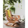 High quality garden and beach side use chair outdoor furniture teak wood swing