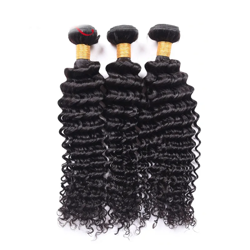 

Brazilian wholesale raw weave bundles human hair pieces for black women virgin deep wave