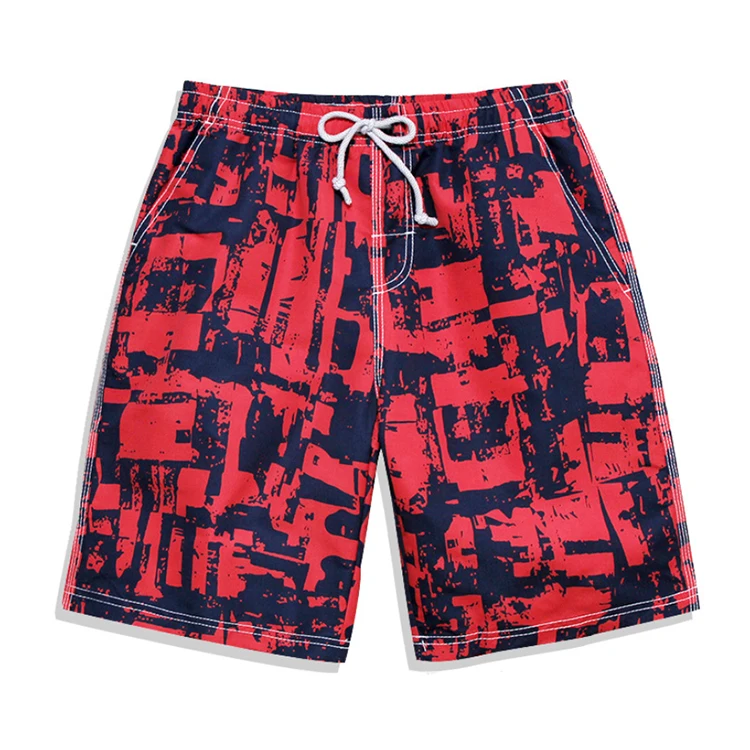 

Custom Swim Shorts Print Trunks 100% Polyester Summer Men's Beach Wear