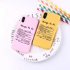 Graffiti Candy Color Back Cover Lovely Letter Quote Soft Phone Case Fundas For iPhone 11 Pro 7 7Plus 6S 8 8PLUS X XS Max