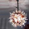 Wedding Centerpieces Free Shipping Mouth Blown 110v/120v LED Bulbs Top Design Colored Hand Blown Murano Glass Chandelier Lamps