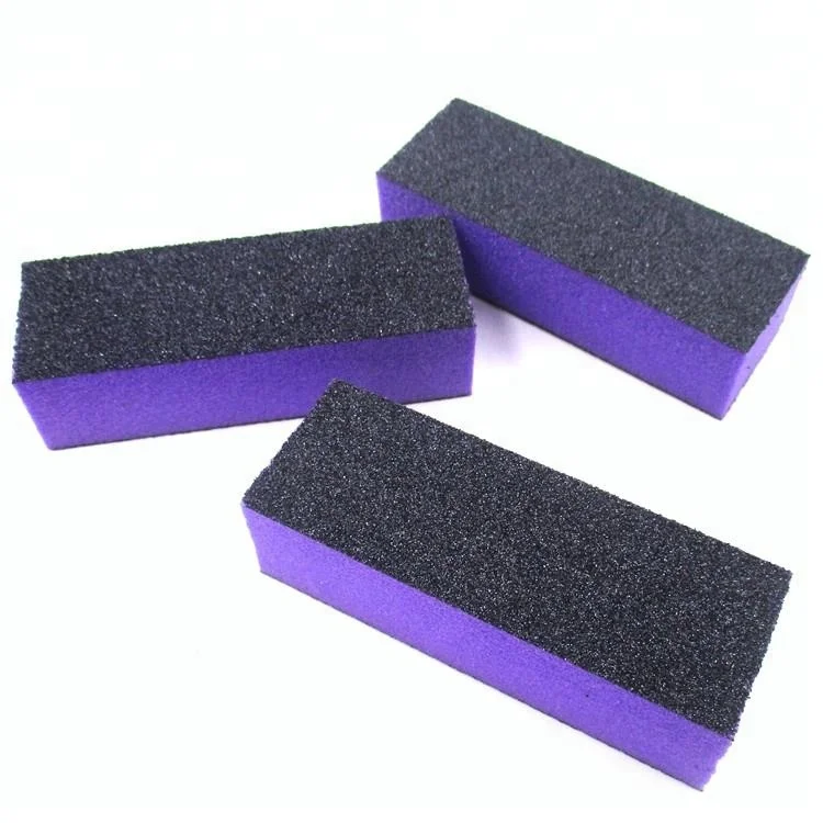 

Nails supplies Designed color sanding block nail buffer blocks