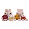 Baby birthday gift plush Cute rabbit baby toy sleep placate doll the clothes can be changed