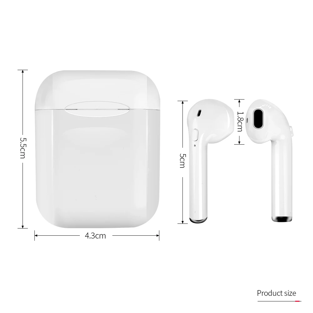 

Hot seller i11 TWS Hifi Stereo Earbuds Wireless bluetooth headphones headset Earphones With Charging Case for i7 i9 i10 phones, N/a