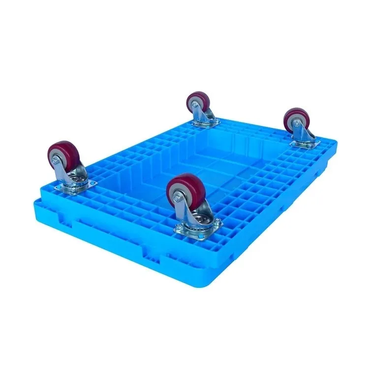 
4 Trolley Wheels Plastic Moving Pallet Plastic Tote Move Dolly 