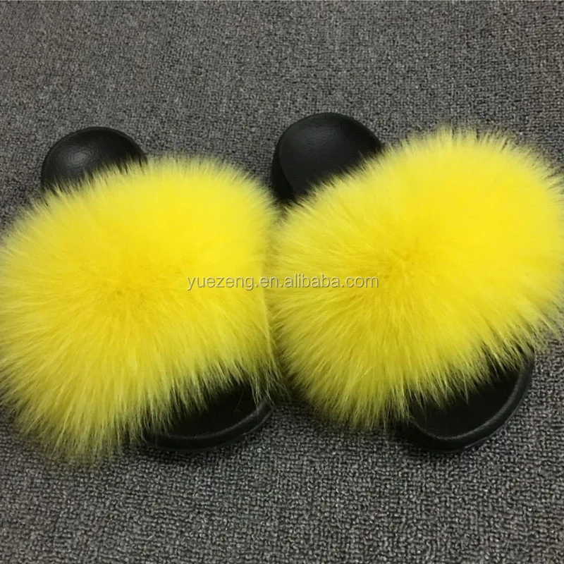 

Wholesale Good price Summer slippers Women Fur Slides, Customized color