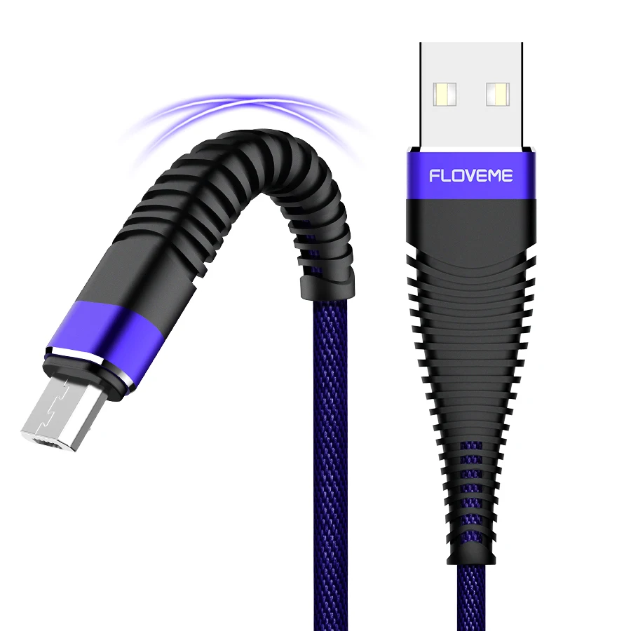 

Free Shipping 1 Sample OK FLOVEME Custom 2m Phone Charger Cable For Huawei for Samsung USB Type C Fast Charging Data USB Cable