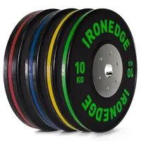 

Wholesale Gym Powerlifting Black Rubber Bumper Weight Plate