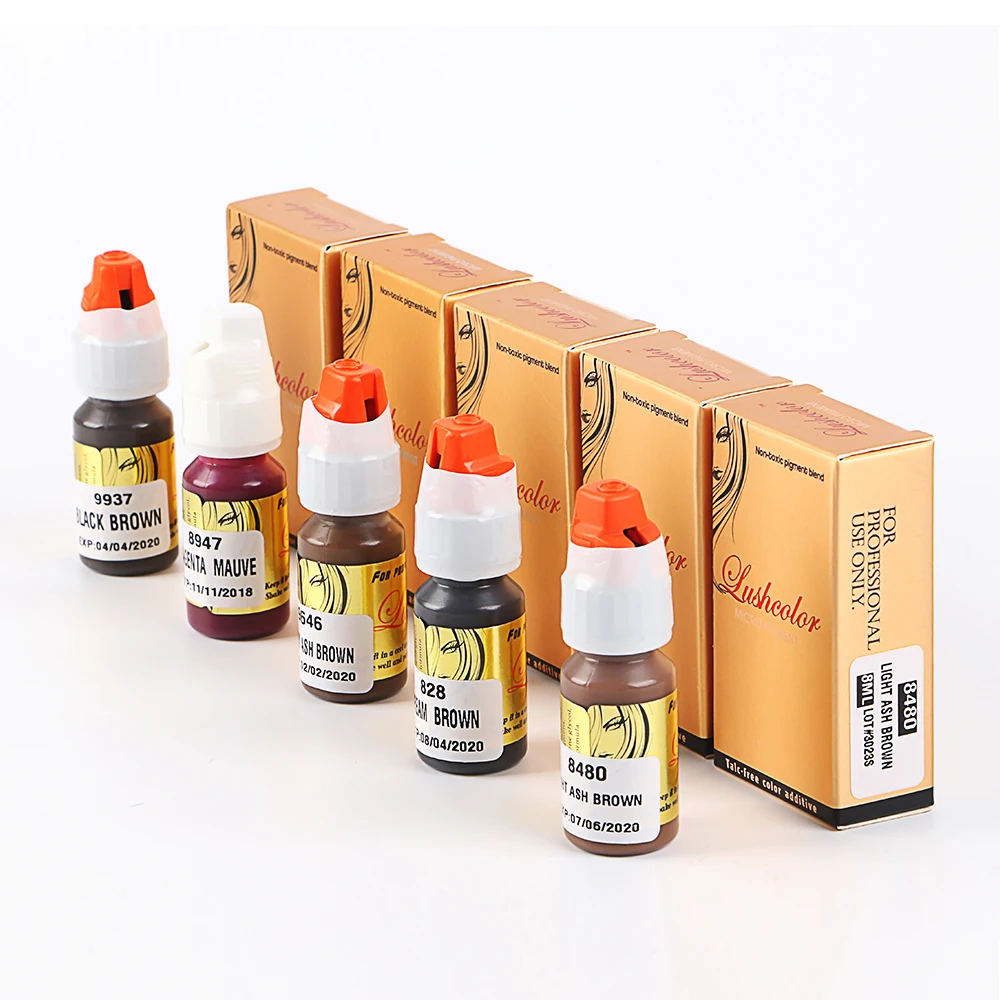 

Lushcolor Permanent Makeup Tattoo Ink Pigment for Cosmetics, 9746 peach