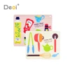 New type durable clear plastic placemat for kids jute color placemat