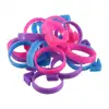 Icing Bag Ties Strap Silicone Decorative Bag Strap Cake Biscuit Pastry Bag Strap Clip Purple