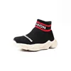 Fashion Warm Winter Boot Flat Ankle For Girl Child Sports Sock Boot Flying Weaving Boots