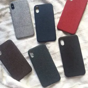 Fabric Phone Case Back Cover iPhone 6 7 8 X Max