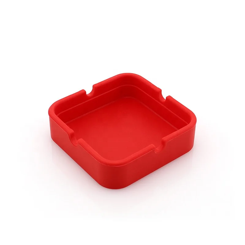 
Custom Logo Printed Eco Friendly Silicone Ashtray For Conference Room 