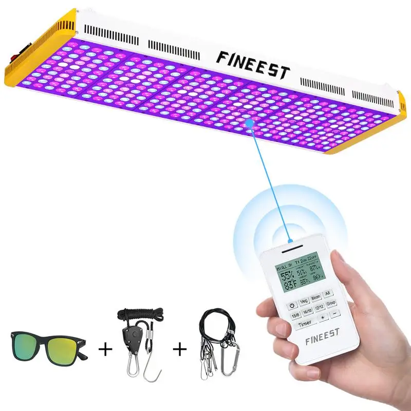 FINEEST Horiculture Greenhouse Hydroponic 1000W 2000W 3000W Dual chips Full Spectrum Led Grow Light for indoor Plant Veg &Bloom