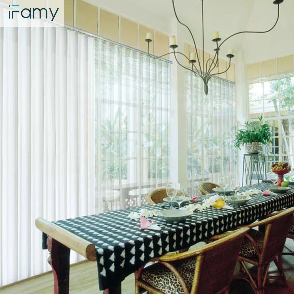 

Hot sale decorative electric vertical blinds china for sliding doors