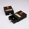 Paper Cardboard Bespoke Luxury Black Necklace Packing Small Jewelry Gift Boxes
