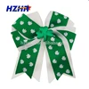 OEM St Patrick day's Decoration Stretch BowKnot Headdress Girls Cute Hair Ties