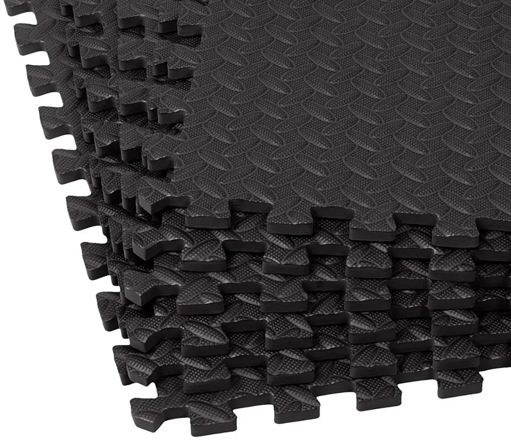 

Wholesale EVA Puzzle Foam Martial Arts Tatami Mats, Black/red/blue
