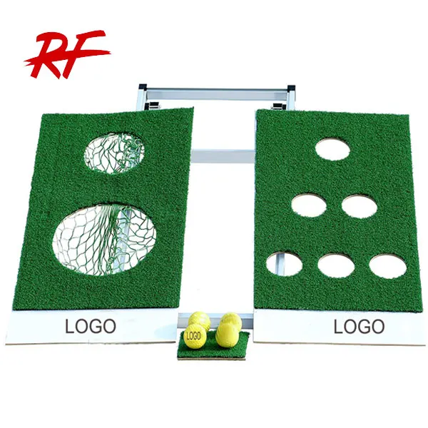 
Golf game cornhole game with chipping mats tailgate chipping game set  (60747861166)