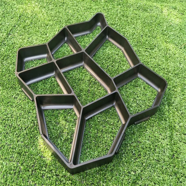 Diy Driveway Pathmate Stone Mold Garden Walk Maker Outdoor Decorative ...