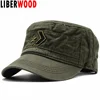 LIBERWOOD New Tactical Hats embroidered ARMY Baseball caps for Men women 100%Cotton camouflage cap hats Summer Flat Top Visor