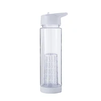

2019 lovely stock UK TV show water bottle plastic shaker bottle fruit infuser water bottle with customized logo