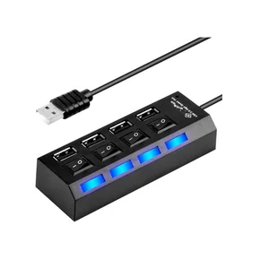 4 Port USB Hub Individual Power Switches