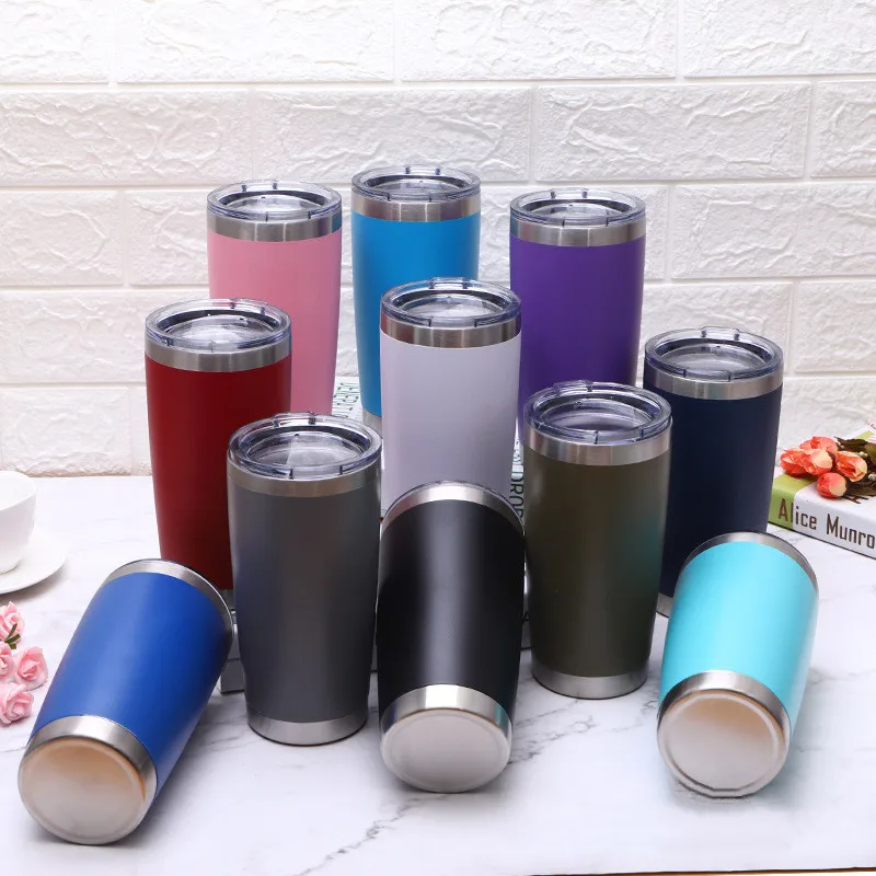 

Double wall Insulated 20oz stainless steel vacuum tumbler for office