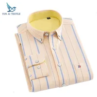 

Wholesale custom latest for men 100% cotton slim fit long sleeve cotton casual stripe shirt