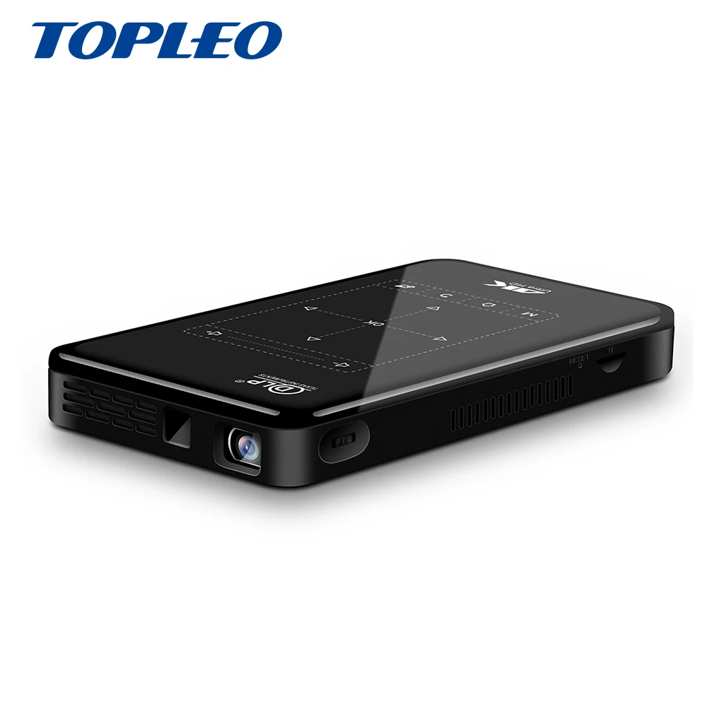 T9 II With IR remote Amlogic S905X 1GB DDR3 2GB optional dlp android 6.0 hd projector smartphone