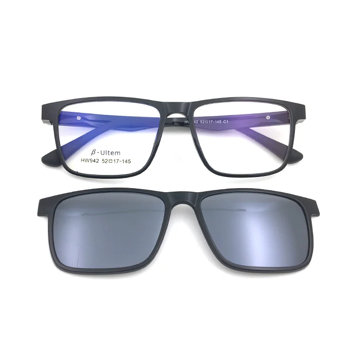 

Myopic Optical Frame Glasses Polarized Plastic Magnet Cover Clip On Sunglasses