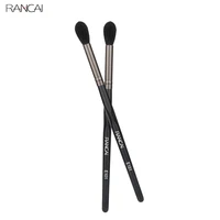 

RANCAI Eye Contour Makeup Brush Soft Natural Hair Eye shadow Blending Goat Hair Brush Flame Shape Makeup Blender Tool Nose Brush