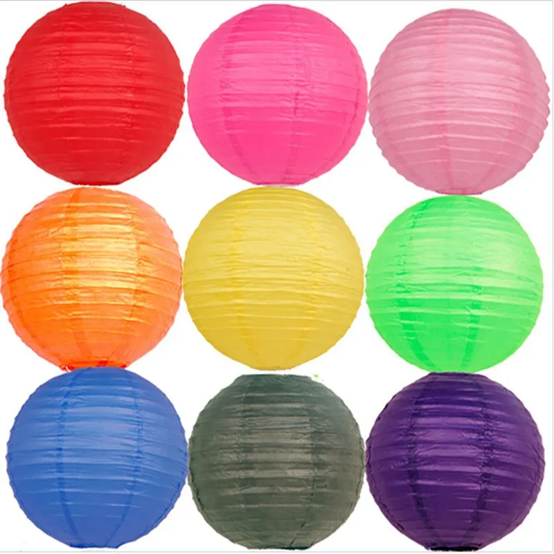12 Inch Charmed Multicolor Paper Lanterns Buy Chinese Paper Lantern