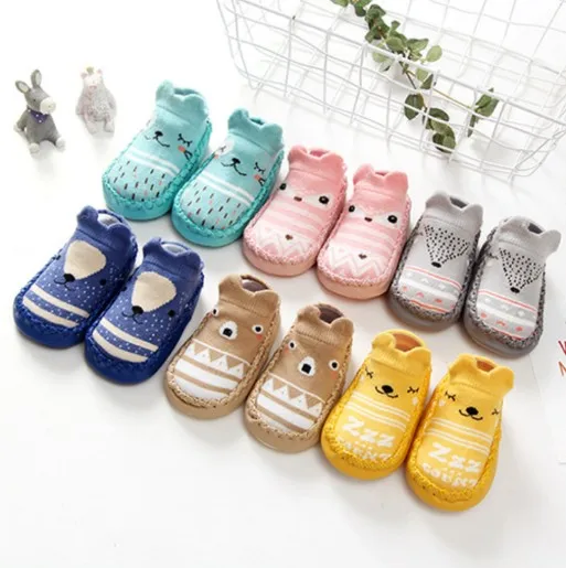 

Newborn cute animal anti slip baby socks shoes for boy girls F-0413, Cartoon