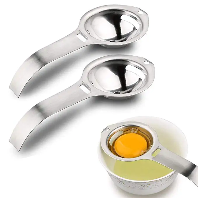 

Factory Custom Egg Separator, Stainless Steel Egg White Yolk Filter Egg Divider Kitchen Gadget