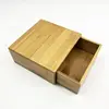 Custom Smooth Drawer Jewelry Gift Packaging Bamboo Wooden Box