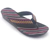 New design ladies thong sandal summer fancy pu sandals for woman and ladies with thick sole