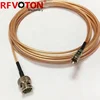 RG179 jumper wire BNC male plug connector crimp to 1.0/2.3 male plug crimp type coaxial cable assembly