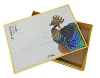 Customized creative cosmetic gift box with glossy 3D UV logo
