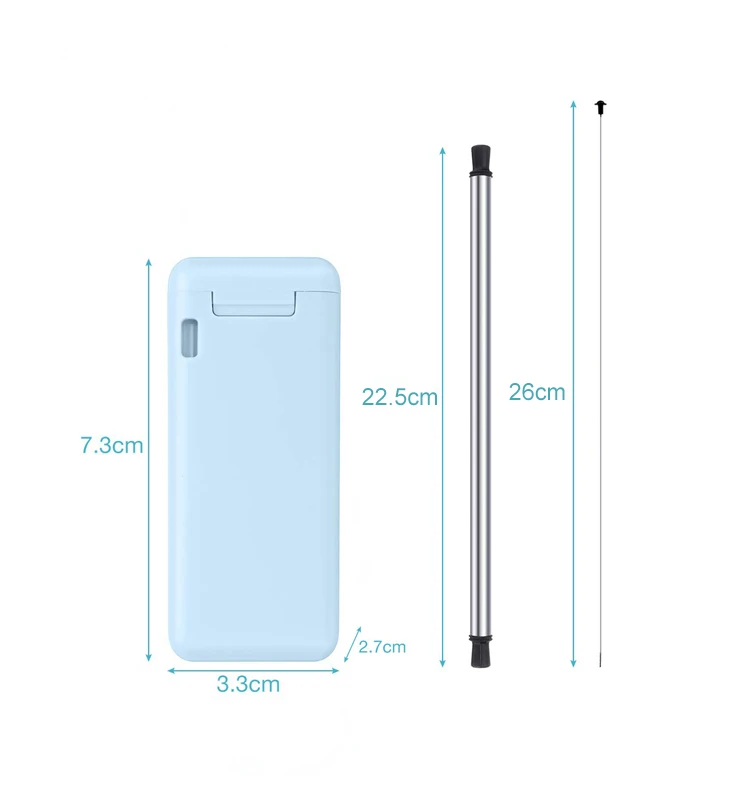 

Reusable Portable Eco-Friendly Stainless Steel Collapsible Foldable Drinking Straw, N/a